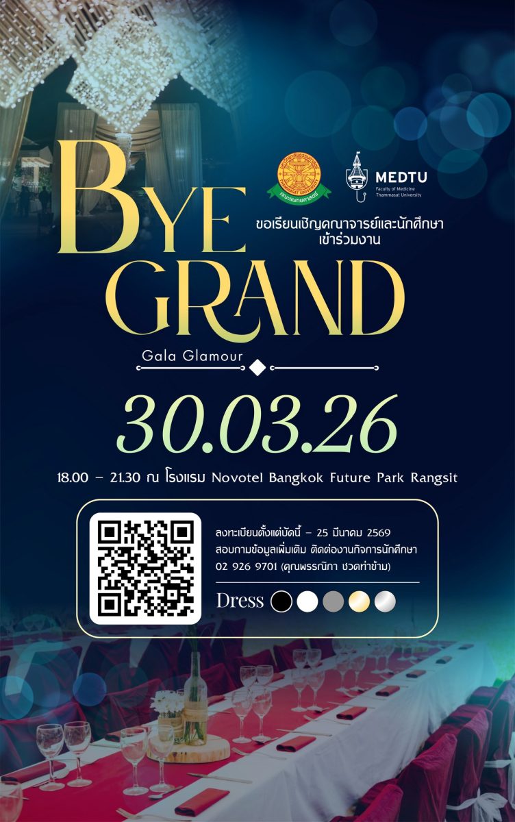 ปัจฉิมนิเทศนักศึกษาและงาน Bye Grand