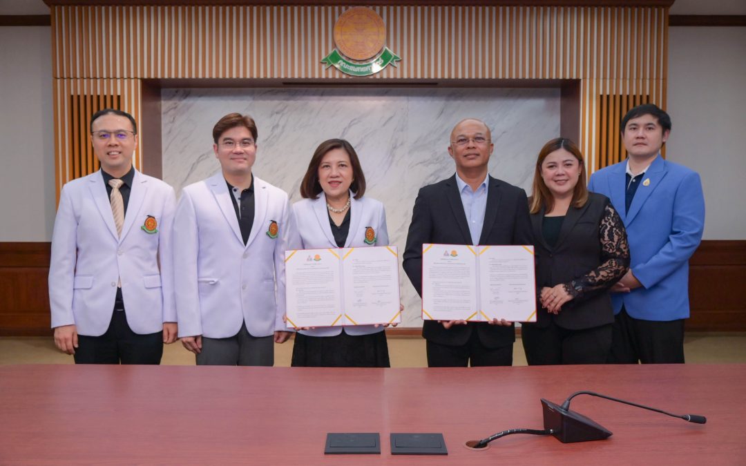 พิธีลงนามบันทึกข้อตกลงความร่วมมือ ระหว่างบริษัท ซิมเทค อคาเดมี จำกัด และคณะแพทยศาสตร์ มหาวิทยาลัยธรรมศาสตร์