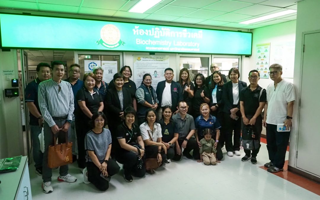สถานวิทยาศาสตร์พรีคลินิกและงานบริหารการวิจัย คณะแพทยศาสตร์ มหาวิทยาลัยธรรมศาสตร์ ให้การต้อนรับคณะศึกษาดูงานจากเครือข่าย ปขมท.
