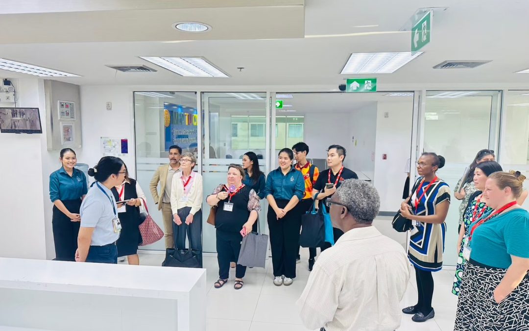 ผู้แทนมหาวิทยาลัยและหน่วนงานใน USA  เข้ามาเยี่ยมชม CRC
